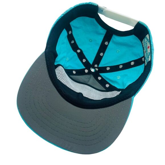 Sendero Provisions Co. Trademark Blue Aqua Snapback Hat - Picture 5 of 6